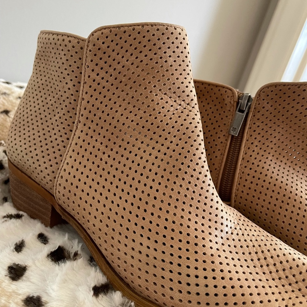 Lucky Brand Leather Ankle Boots